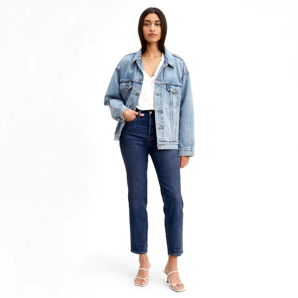 Levi's Wedgie Icon Fit Ankle Jean - Picture 3 of 13